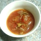 牛肉と舞茸のトマトスープ